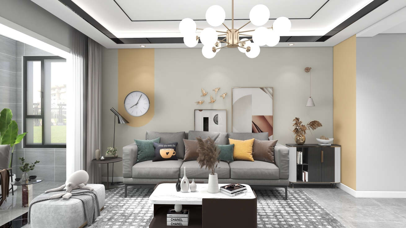 馨花苑 120平 現(xiàn)代簡(jiǎn)約風(fēng)格 15萬(wàn)